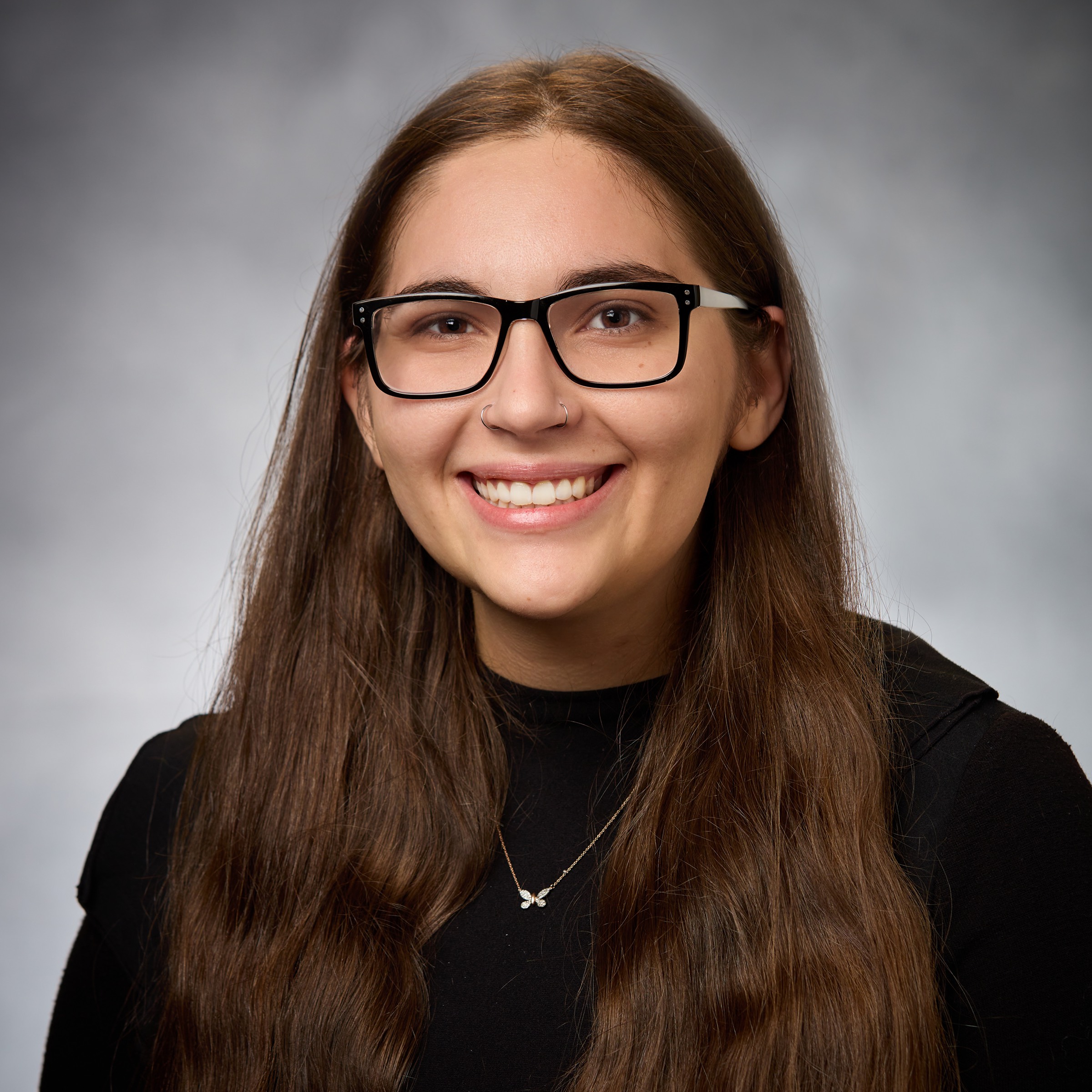 A headshot of Elena Lazarus