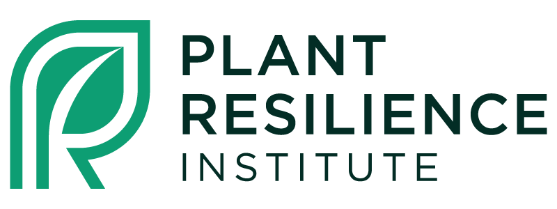 Wordmark and logo of the Plant Resilience Institute