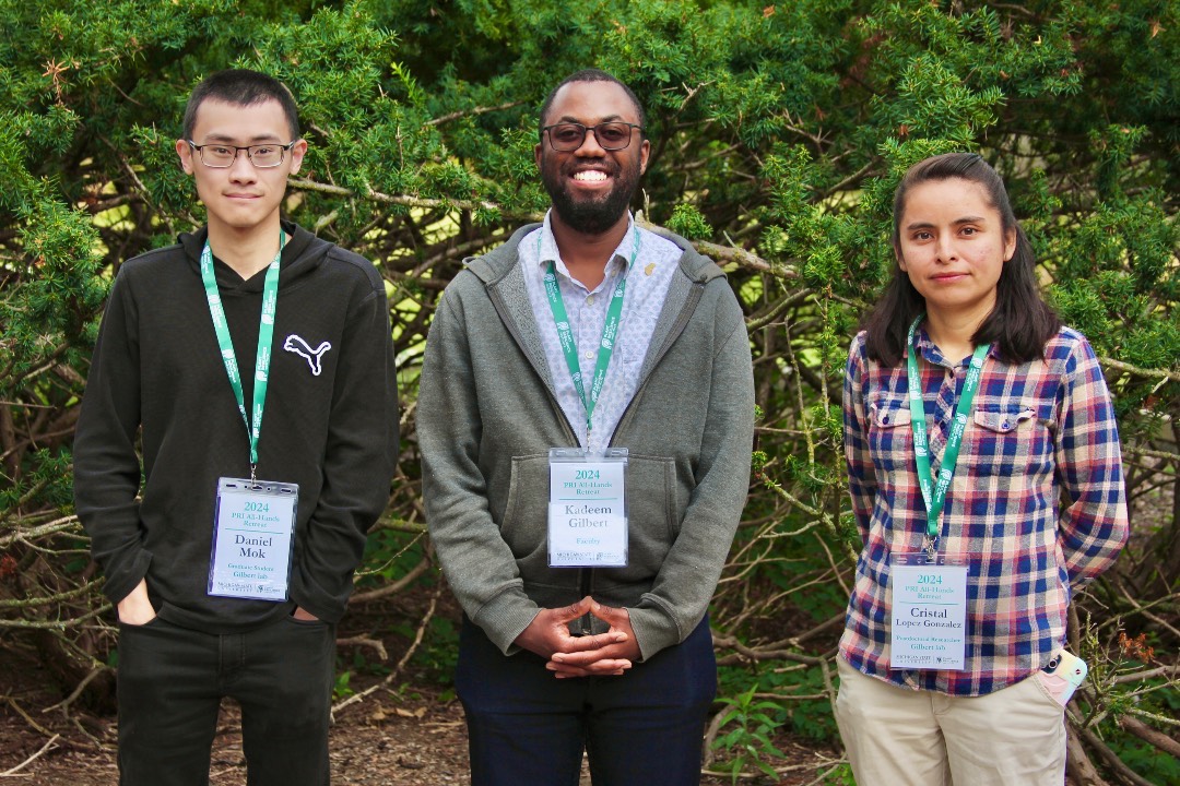 Kadeem Gilbert and his lab members