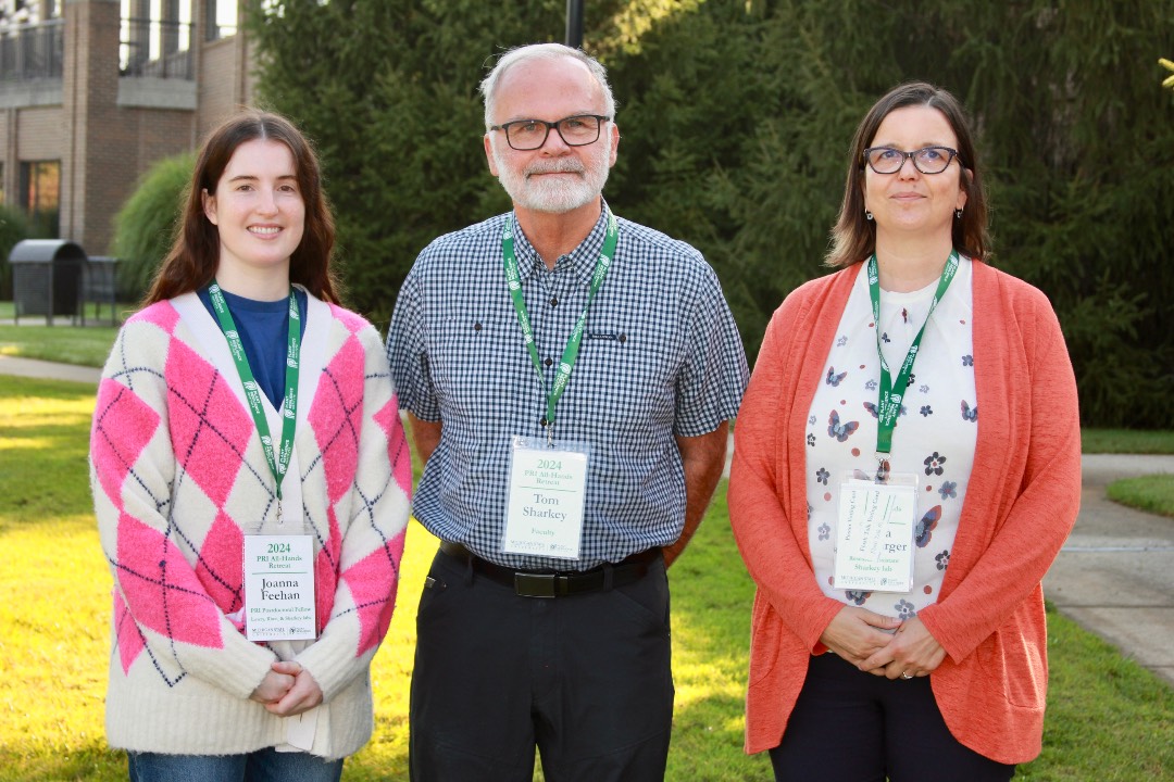 Tom Sharkey and his lab members