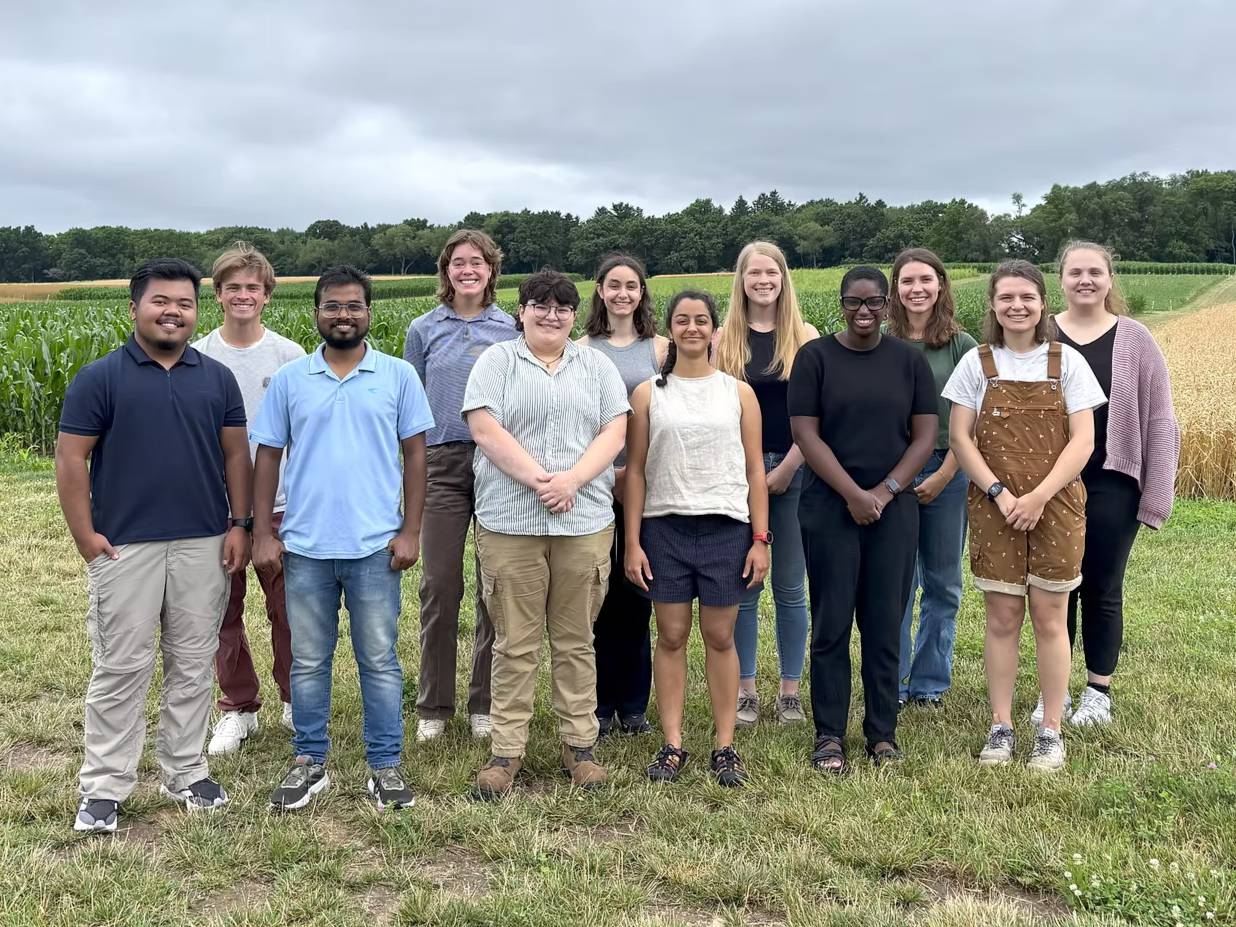 Christine Sprunger and her lab members